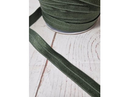 Pruženka půlená, khaki 20 mm