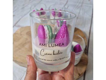 Sójová svíčka AMI LUMEA, Créme brulée