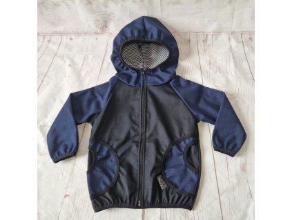 Softshellová bunda Yháček, podzim, Navy/černá, POSLEDNÍ KUSY