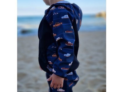 Softshellová bunda Yháček, zimní, Auta, vel. 92, II. jakost