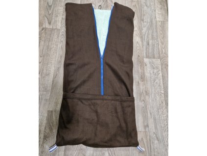 BAZAR, fusak do kočárku, hnědá/mint