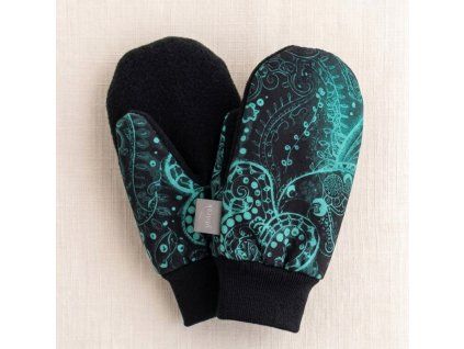 Softshellové rukavice s beránkem, Abstrakce