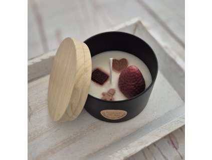 Sójová svíčka AMI LUMEA, Perníček a jahoda