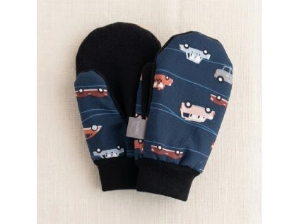 Softshellové rukavice s beránkem, Auta