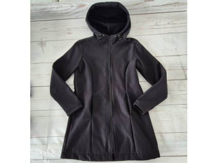 BAZAR, Softshellový kabát Yháček, černý, cca 10-12 let