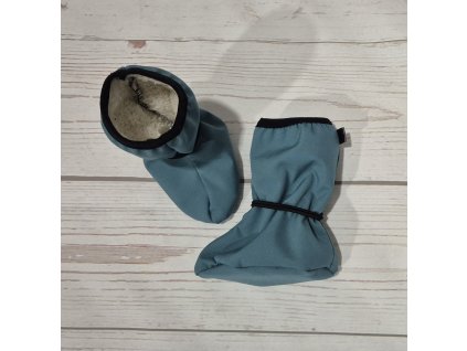 Botičky Yháček, softshell s beránkem, Dusty mint