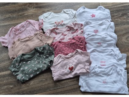 BAZAR, Body pro holčičku, vel. 98, 12 ks