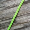 Šňůra plochá, neon zelená, 8 mm
