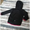 Softshellová bunda Yháček NEW, podzim, černá/růžová