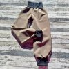 Softshellové kalhoty Yháček, zimní, žíhané, světlejší hnědá, 86