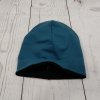 Šmoulí čepička Yháček, petrolejová, flís
