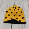 Šmoulí čepička Yháček, myšák černé hlavy na žloutkové, flís, vel. XL