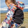 Softshellová bunda Yháček, podzim, Pastelové lístky