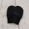 Mini softshellové rukavice bez palce, černé