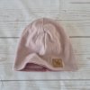 Čepice Yháček žebrovaná, light pink, poslední kus