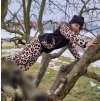 Softshellové kalhoty s beránkem Yháček, Leopard