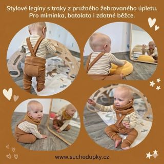 Salted caramel 🤎 Vaše nejoblíbenější barva legínek s traky a vlastně i tak nějak obecně 😊 Legínky můžete v chladnějších...