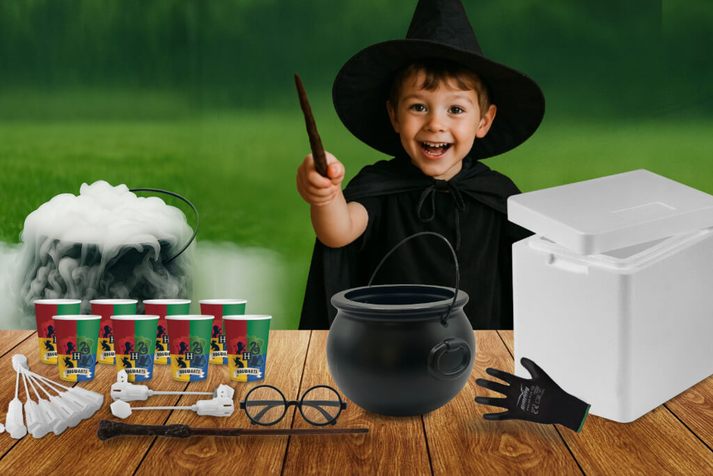 Čarodějnický narozeninový set – magická oslava na dosah ruky!