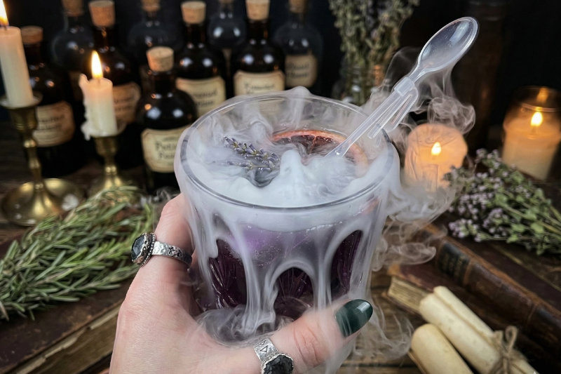 Drinky se suchým ledem