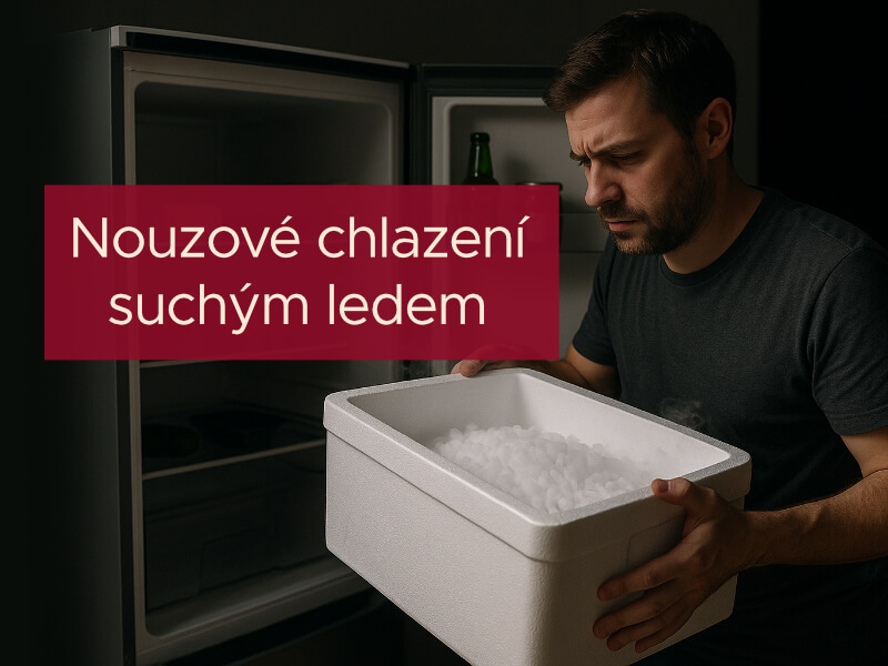 Nouzové chlazení suchým ledem