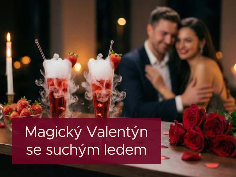 Magický Valentýn se suchým ledem