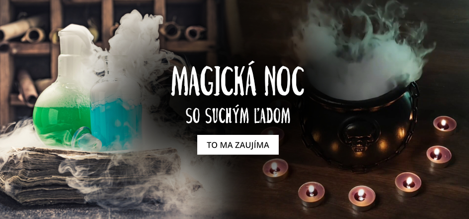 Magická noc so suchým ľadom