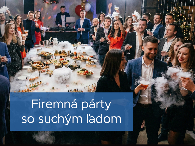 Suchý ľad na firemnú párty