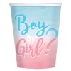 gender reveal party papirove party kelimky kluk nebo holka 8 ks