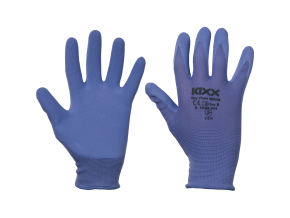 VERY VIOLET rukavice nylon. latex. dlaň
