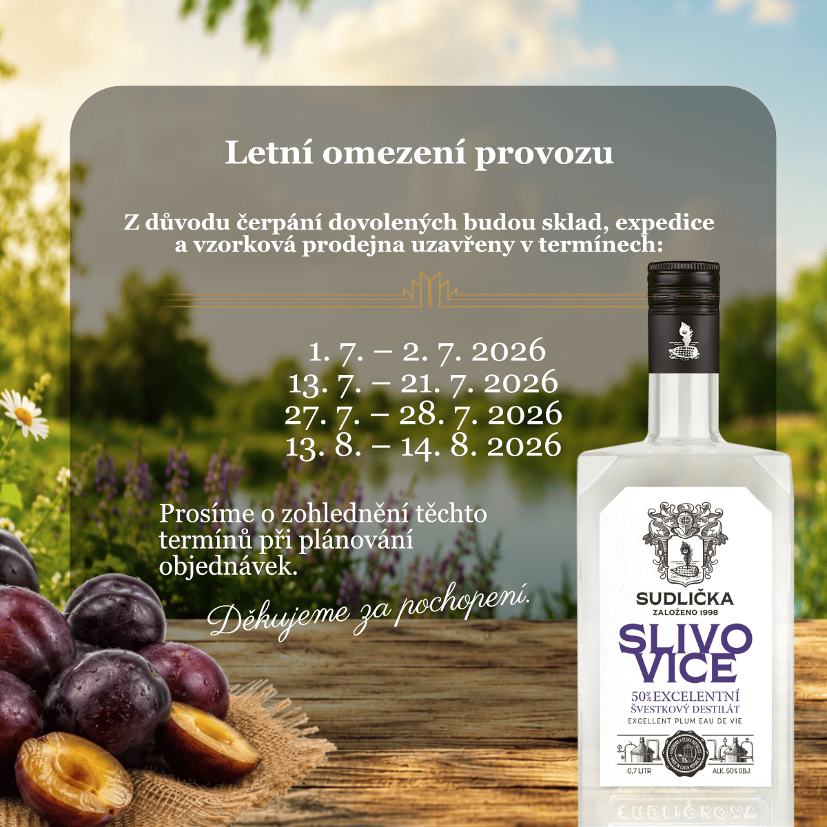 Letní provoz [mobil]