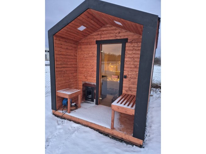 Krásná sauna s prémiovou výbavou za skvělou cenu