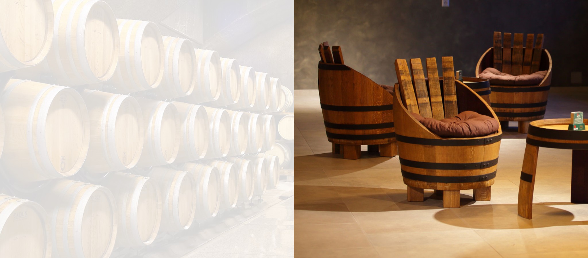 Nábytek a designové doplňky ze sudů...