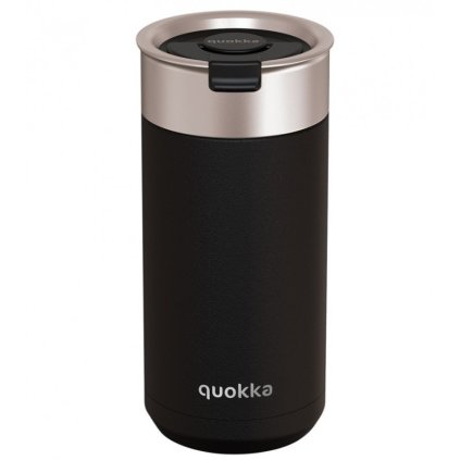 termohrnek se sitkem boost 400ml quokka carbon black