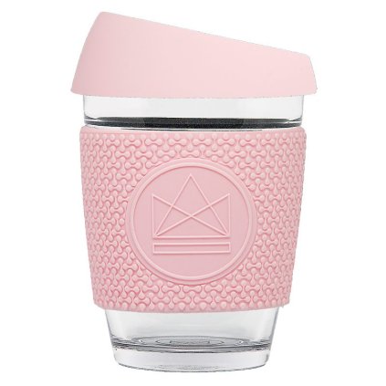 skleneny hrnek na kavu 340ml neon kactus ruzovy 1