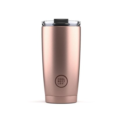 nerezovy termohrnek cool bottles 550 metallic rose