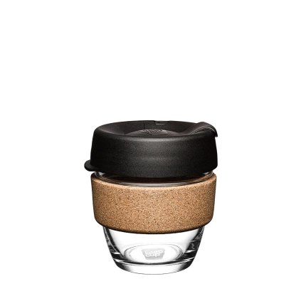 Keepcup Brew Cork Black S 8oz Ecom 1000px