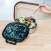 nerezovy lunch box 1l quokka black marble 4