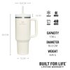 stanley quencher h2 o flowstate tumbler 1180 ml cream 2 0 5