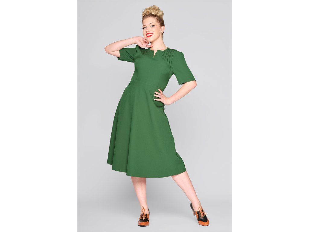 slim fit dress slacks Arya Flared Dress