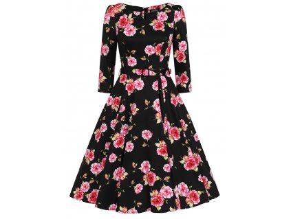 H&R London retro šaty Ava Floral