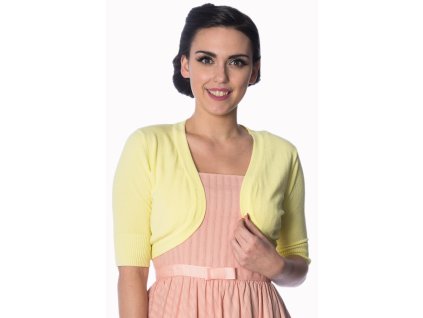 Banned Retro Light Yellow Hudson Bolero