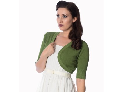 Banned Retro bolerko Hudson - Apple Green