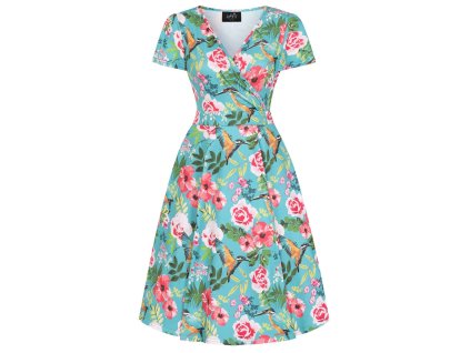 Lyra Mini Dress Kingfisher 1