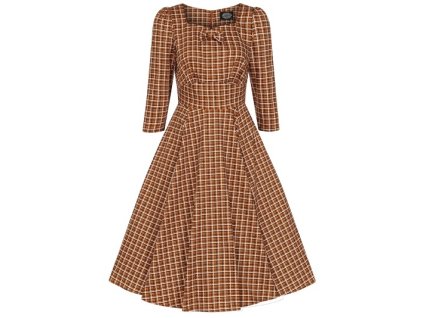Daniella Check Swing Dress 1