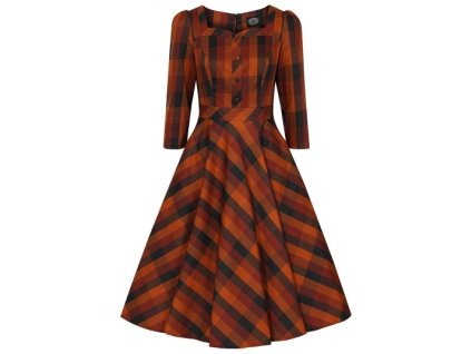 Caitlin Check Swing Dress 1