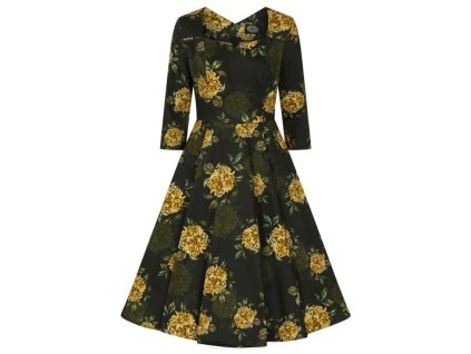 Inez Floral Swing Dress 1