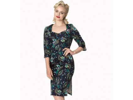 PROUD PEACOCK PENCIL DRESS 1