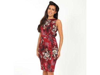 Liliana Floral Wiggle Dress 11