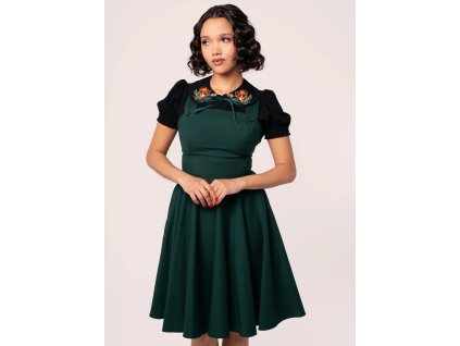 Patti Pinafore Dress GREEN 3