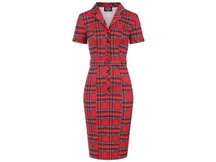 Terissa Tartan Wiggle Dress 1